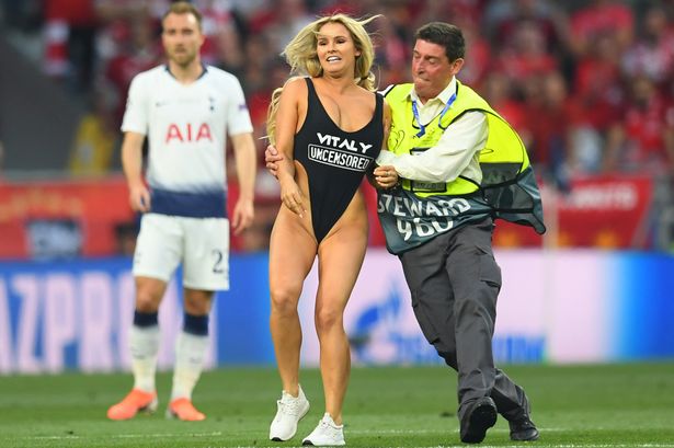 Champions League final streaker who wore barely-there bikini launches OnlyFans account