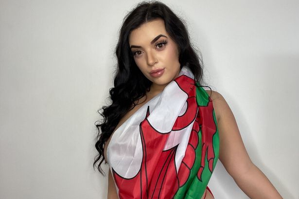 Wrexham’s fittest fan gets wet as she pours £100 bottle of Prime over her boobs